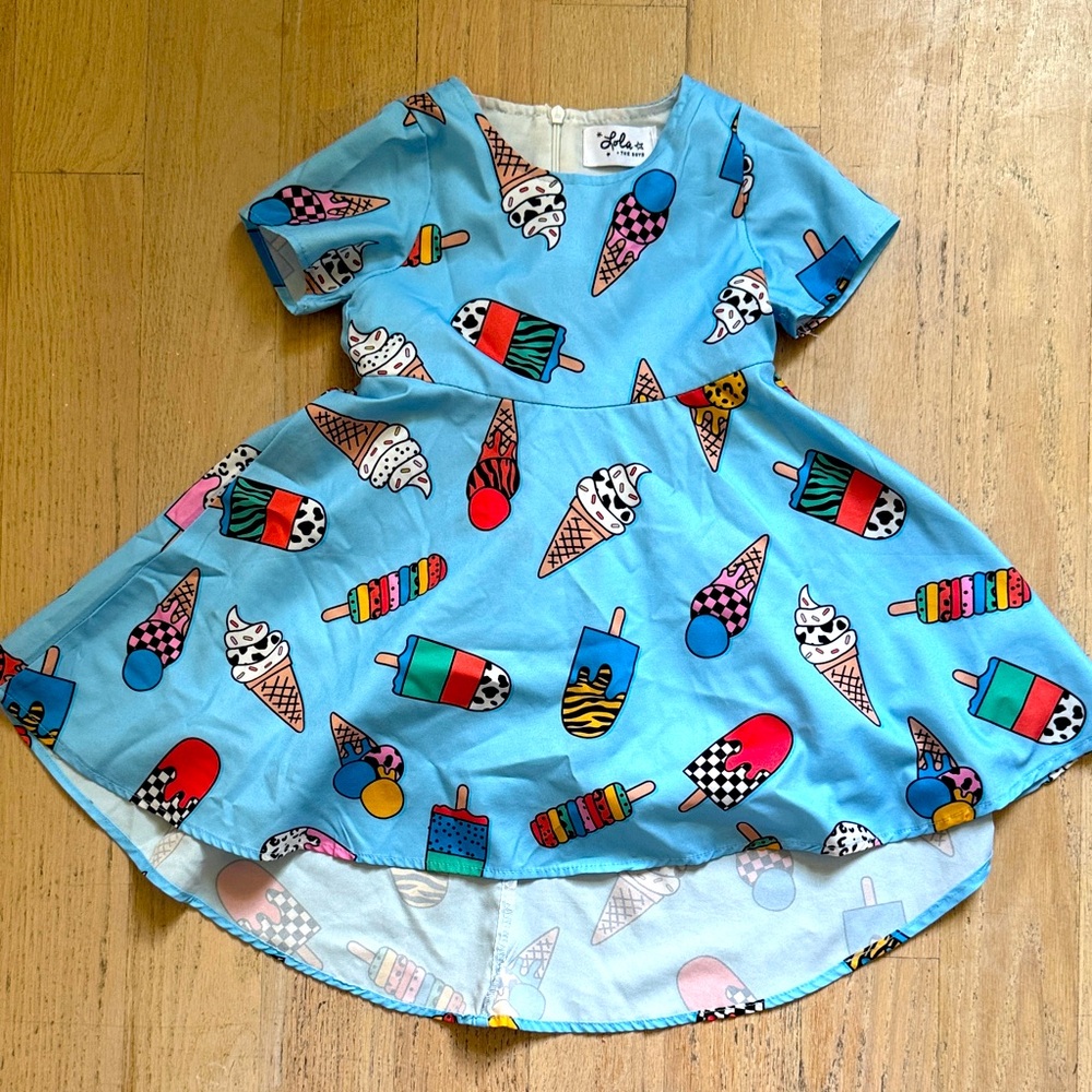 Lola and the boys toddler dress